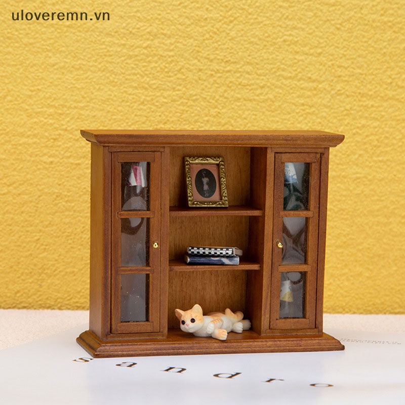 Tủ Trưng Bày Treo Tường Tỉ Lệ 1: 12 Trang Trí Nhà Búp Bê