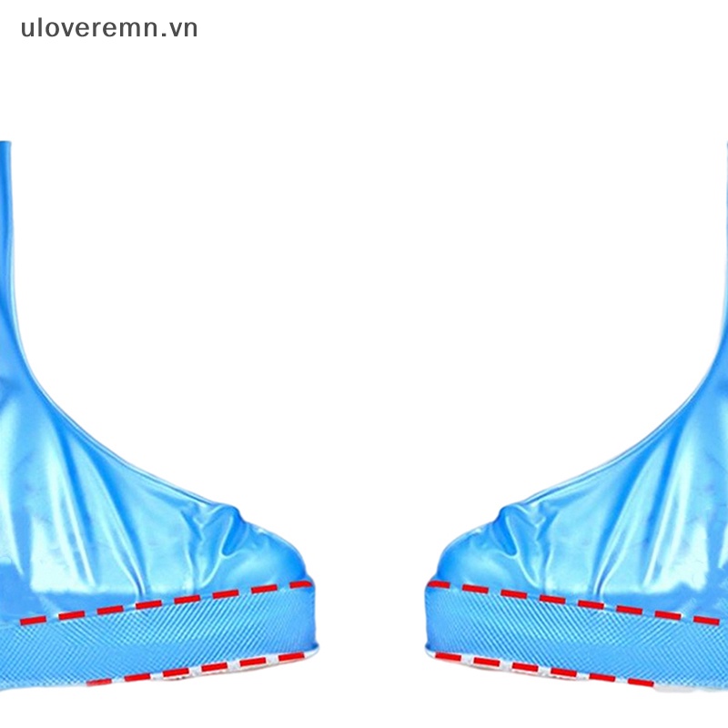 Vỏ Bọc Giày Đi Mưa Dáng Dài Chống Trượt Chống Thấm Nước Có Thể Tái Sử Dụng