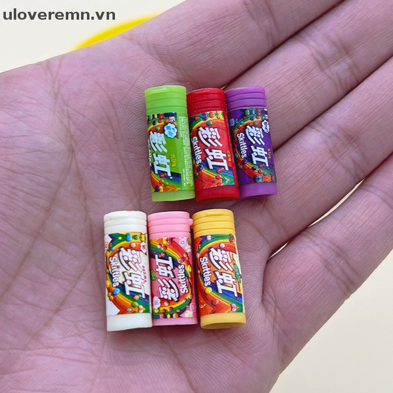 Bộ 5 Mô Hình Trang Trí Nhà Búp Bê Màu Sắc Ngọt Ngào