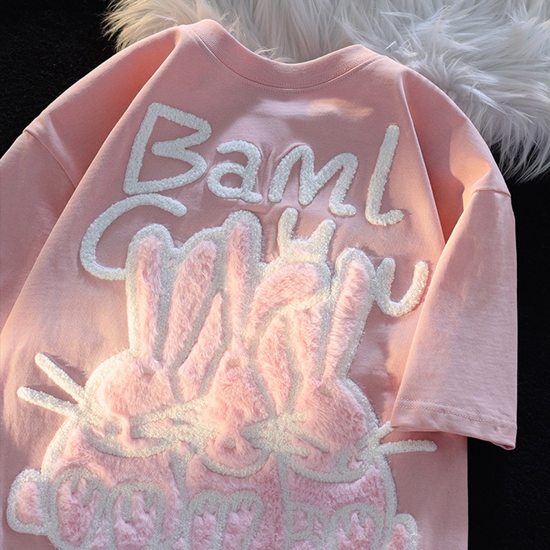 Áo thun NRVP 100% cotton tay ngắn phong cách Hàn Quốc cho nữ