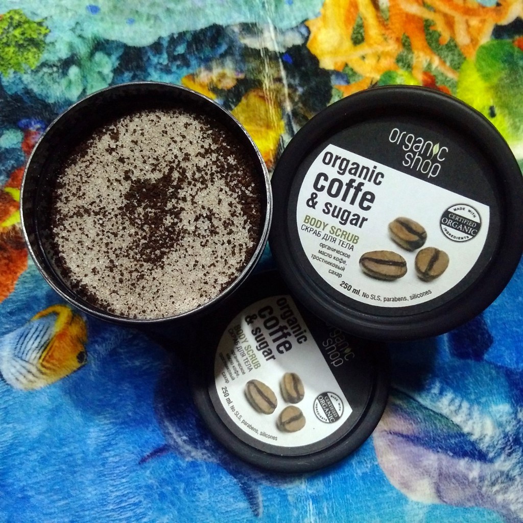 Muối tẩy tế bào chết cafe organic dương trắng da