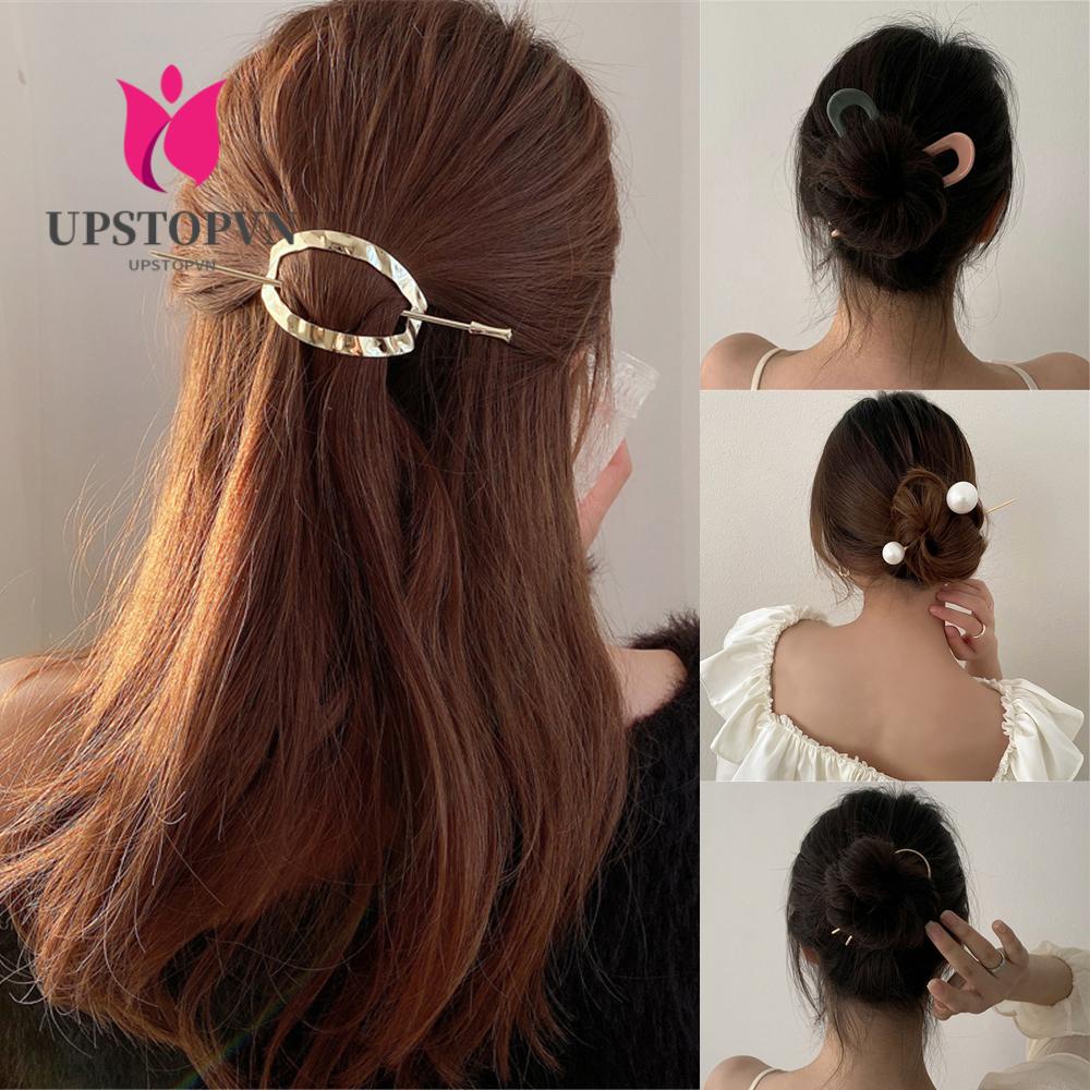 Kẹp Tóc Kim Loại Thời Trang Cho Nữ