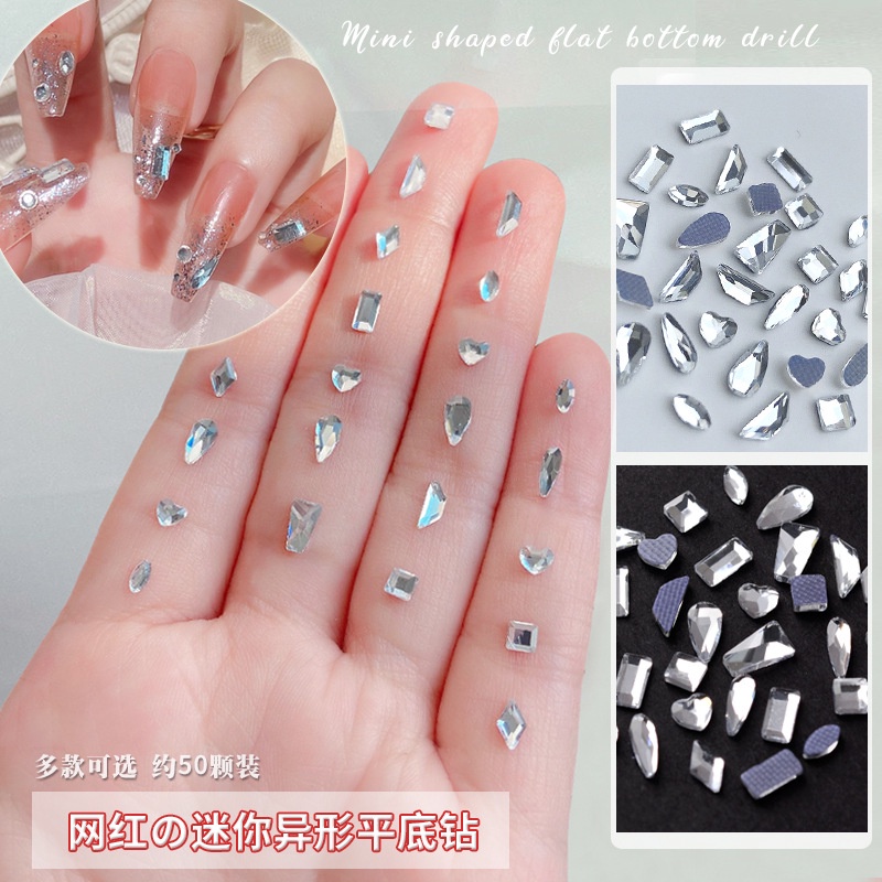 Set 50 Phụ Kiện Đính Trang Trí Móng Tay Nghệ Thuật