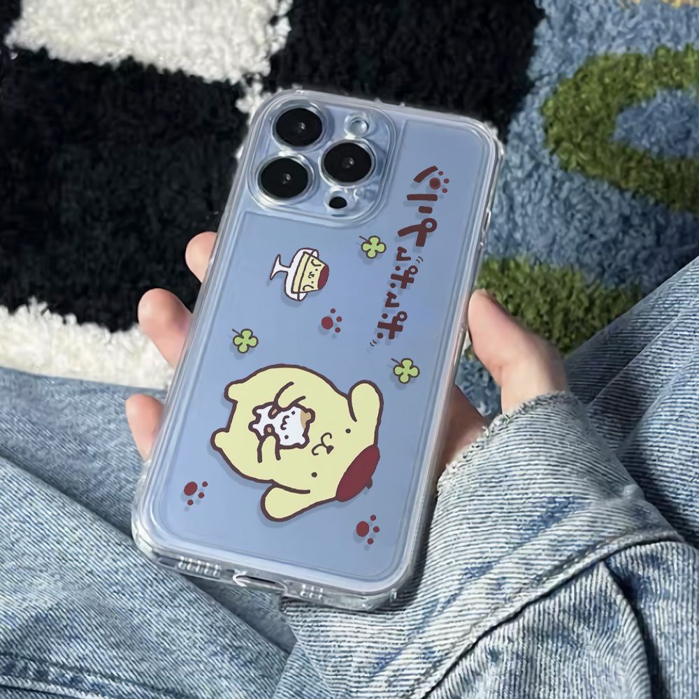 ✅Ốp Điện Thoại Dẻo Họa Tiết Chú Chó Pudding Đơn Giản Chống Sốc Cho iPhone12 13 78max11 14pro 6In Plus