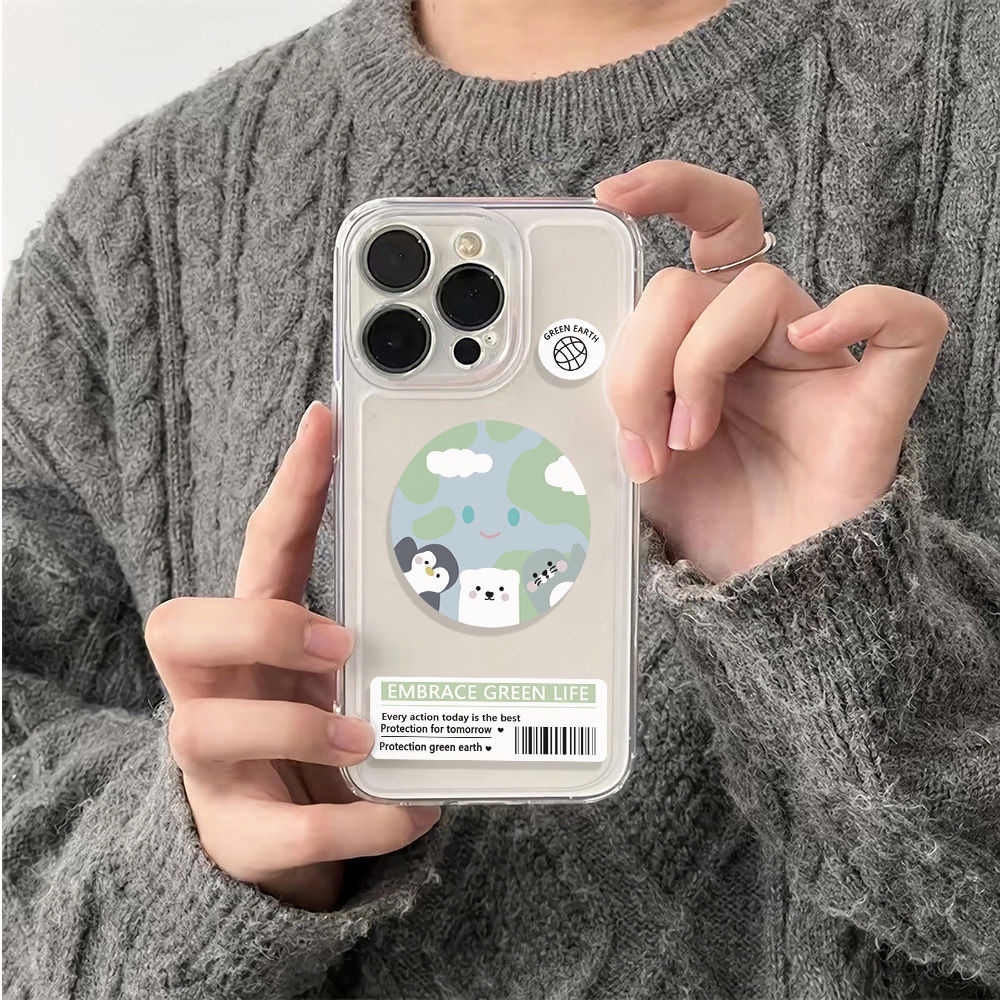 ✅Ốp Điện Thoại Mềm Chống Sốc Bảo Vệ Môi Trường 1314pro 11iPhone12 Apple 78plus 6In 1ICQ