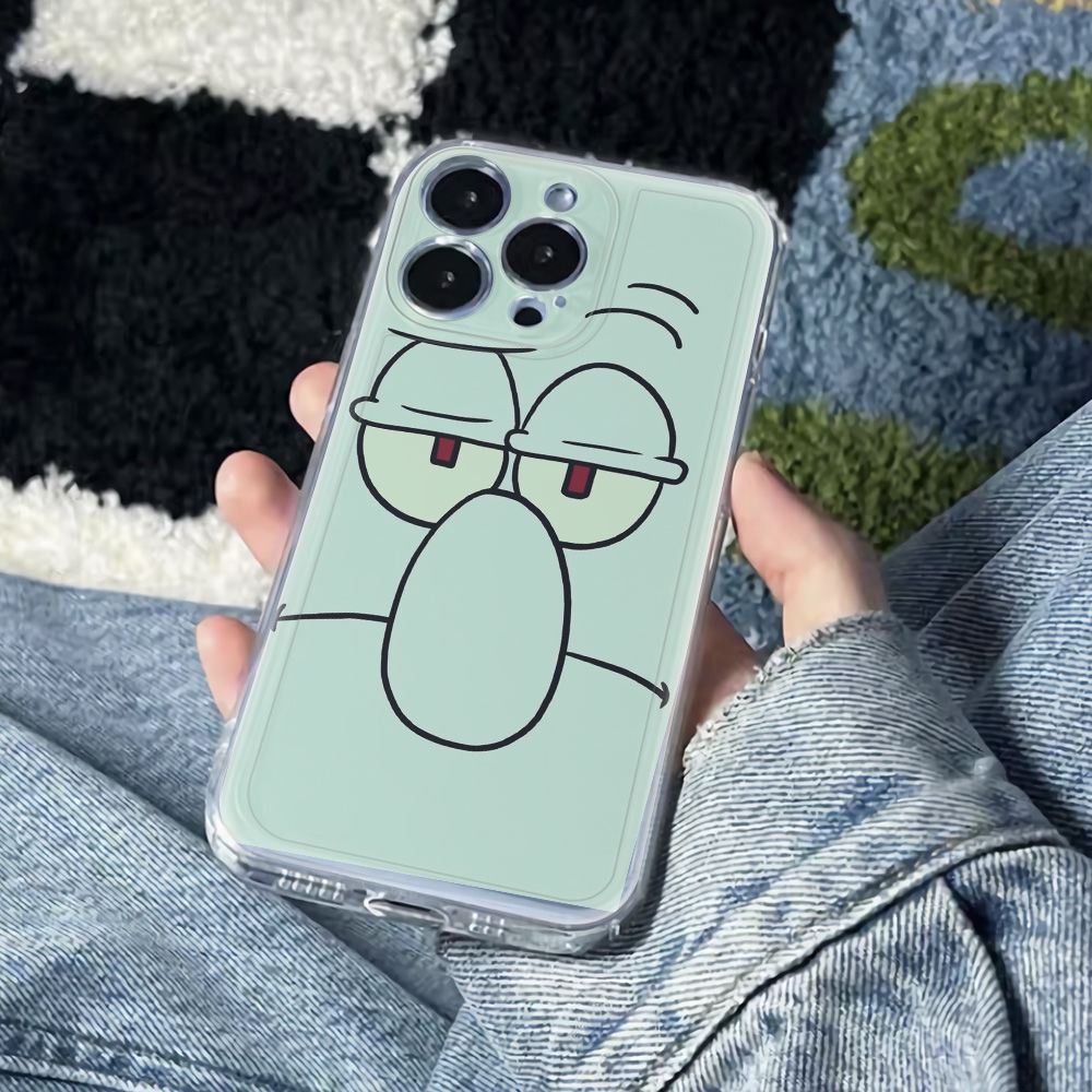 ✅Ốp Điện Thoại Mềm Chống Sốc Họa Tiết Bạch Tuộc Cho Iphone 14proplus 12 11Max13786In QVS8