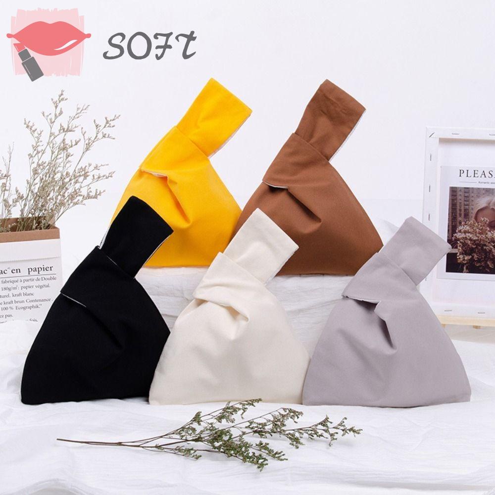 Túi Mua Sắm Bằng Cotton Mềm Thắt Nút Tái Sử Dụng Được