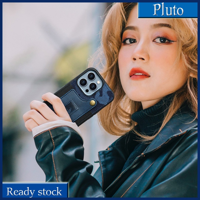 Ốp Điện Thoại Kiểu Ví Tiền Có Ngăn Thẻ Cho Iphone13 Pro / Iphone14