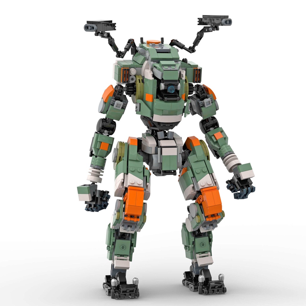 Set 2 Mô Hình Lắp Ráp LEGO MOC-68249 BT-7274 1057 Bằng Giấy 100%