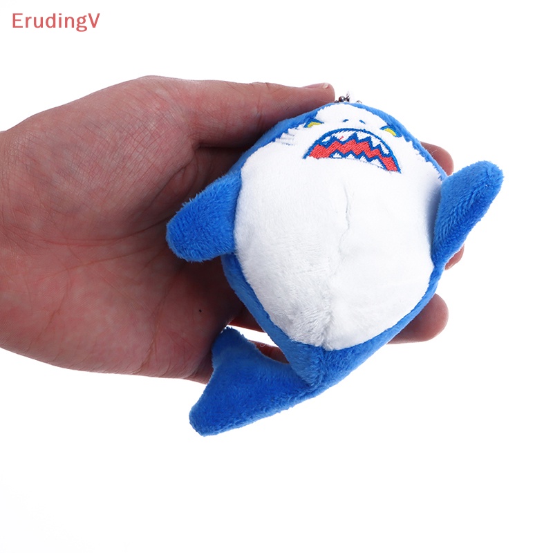 [ErudingV] Móc Khóa Hình Cá Mập Nhồi Bông Mềm Mại Sáng Tạo