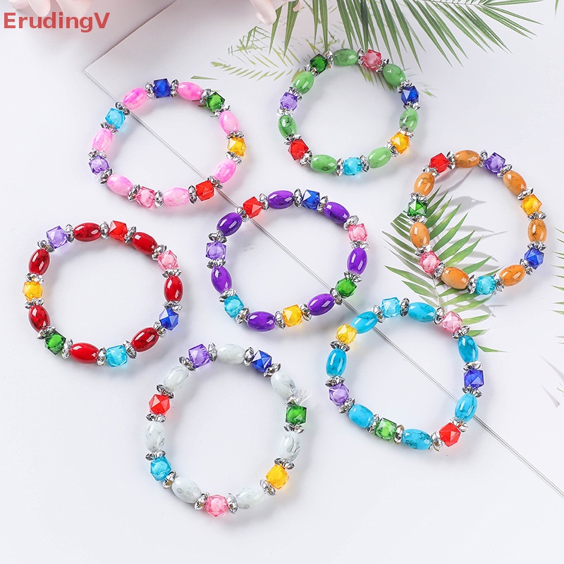[ErudingV] Vòng Tay Pha Lê Nhiều Màu Thời Trang Dành Cho Nữ