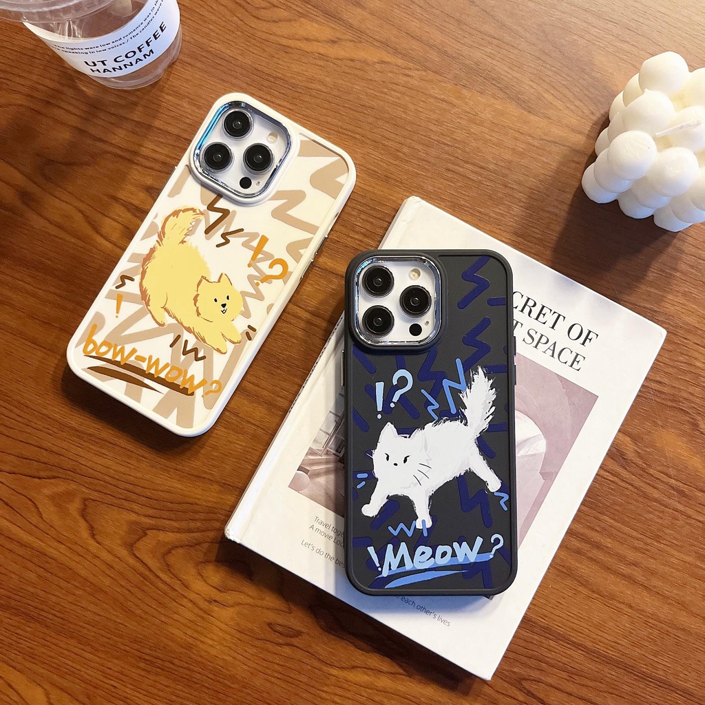 Ốp Điện Thoại TPU Dẻo Họa Tiết Chú Mèo Vui Nhộn Dễ Thương Cho iPhone 14 13 12 11 Pro Max XR XS 7 8 Plus