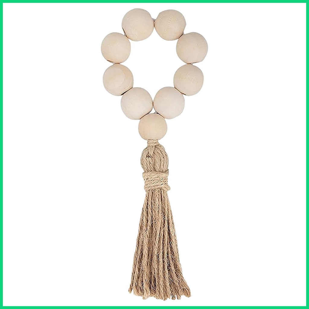 Vòng Giữ Khăn Ăn Phong Cách Boho Mộc Mạc Có Dây Tua Rua Thủ Công Khóa Gài Cho Nông Trại Giáng Sinh Jwvn