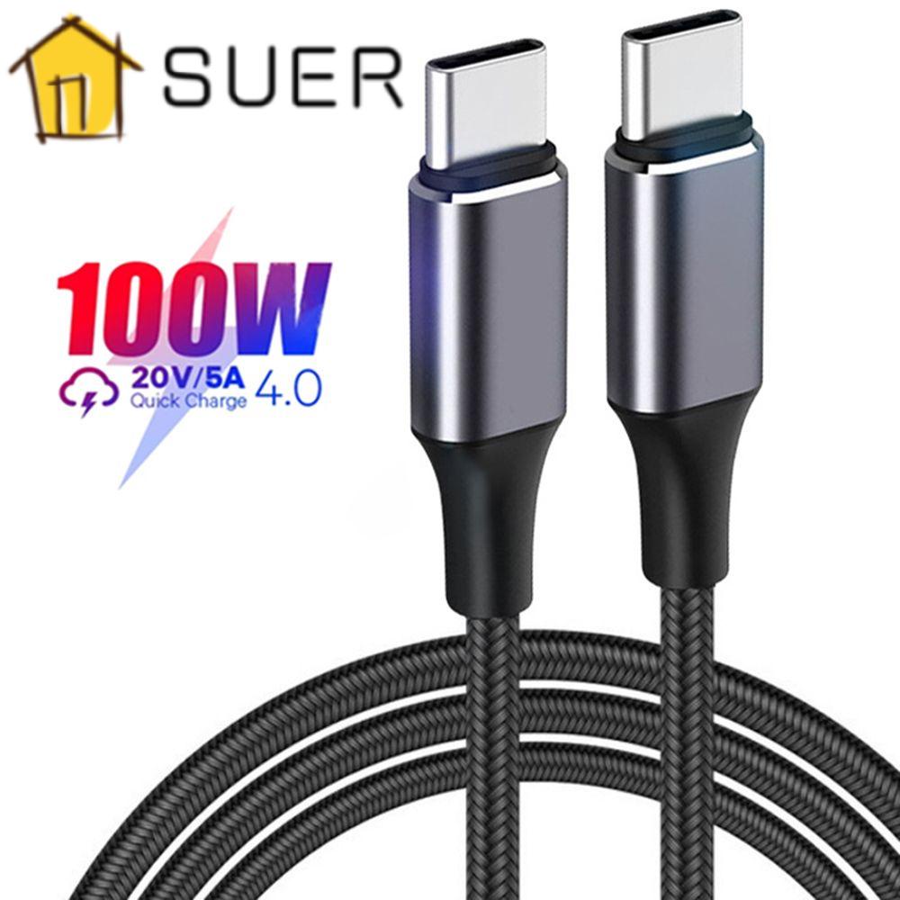 Dây Cáp Chuyển Đổi Từ Giác Cắm USB C Sang Cổng Cắm USB Type C 100W Dành Cho Samsung Huawei