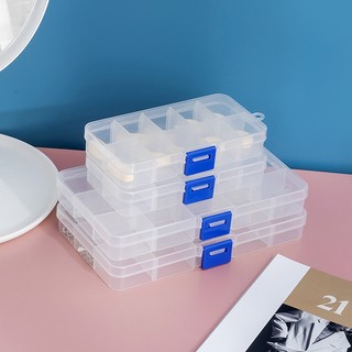 Hộp Nhựa Trong Suốt Nhiều Kích Cỡ Đựng Trang Sức Tiện Dụng DIY