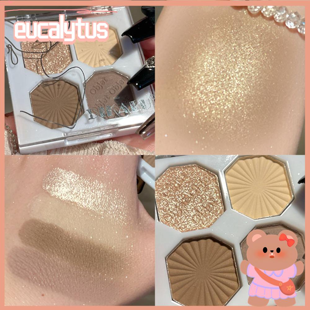 Bảng Phấn Mắt Trang Điểm Bắt Sáng Sắc Tố Cao Không Thấm Nước Lâu Trôi EUTUS