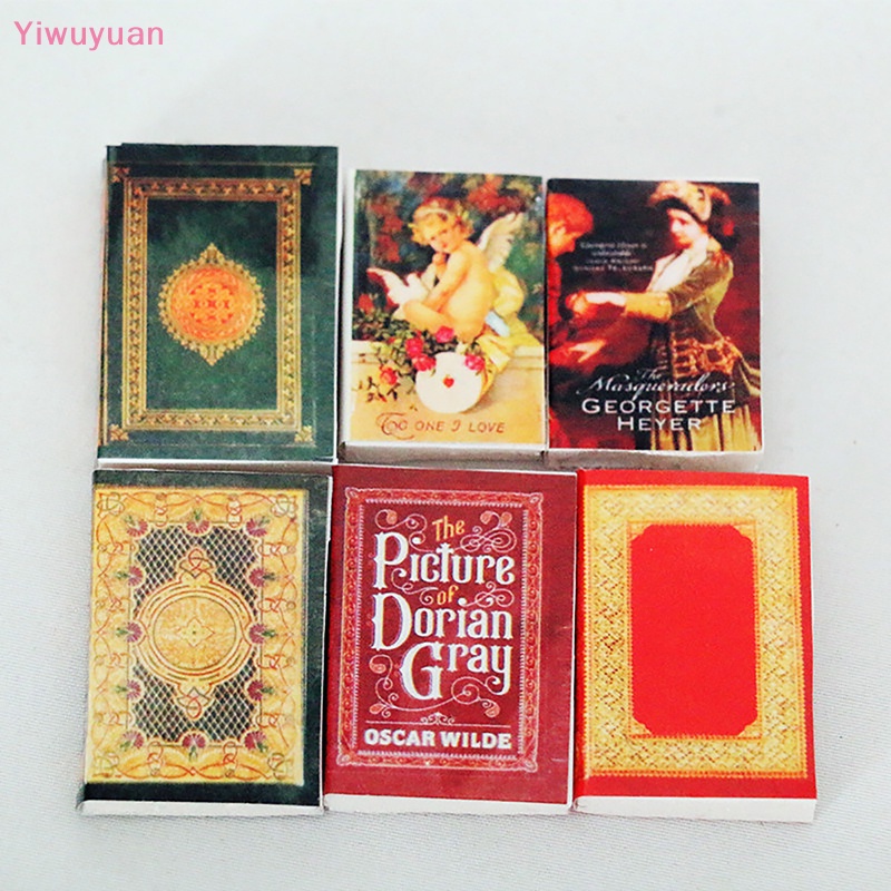 < Yiwuyuan > Bộ Nội Thất Trang Trí Nhà Búp Bê Mini Phong Cách Vintage 1 / 12 Mới
