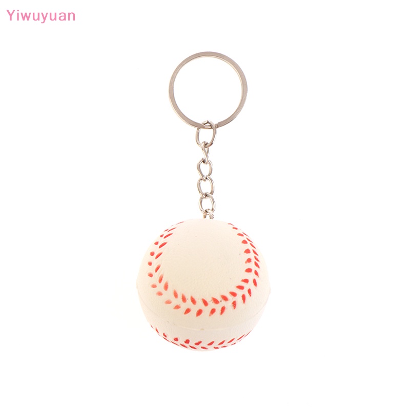 < Yiwuyuan > Móc Chìa Khóa Xe Hơi Bóng Chày Bóng Đá Thể Thao Mới