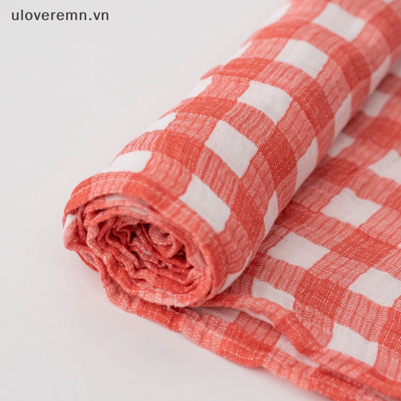 Chăn Quấn Em Bé Bằng Cotton Muslin Hàng Mới Sinh