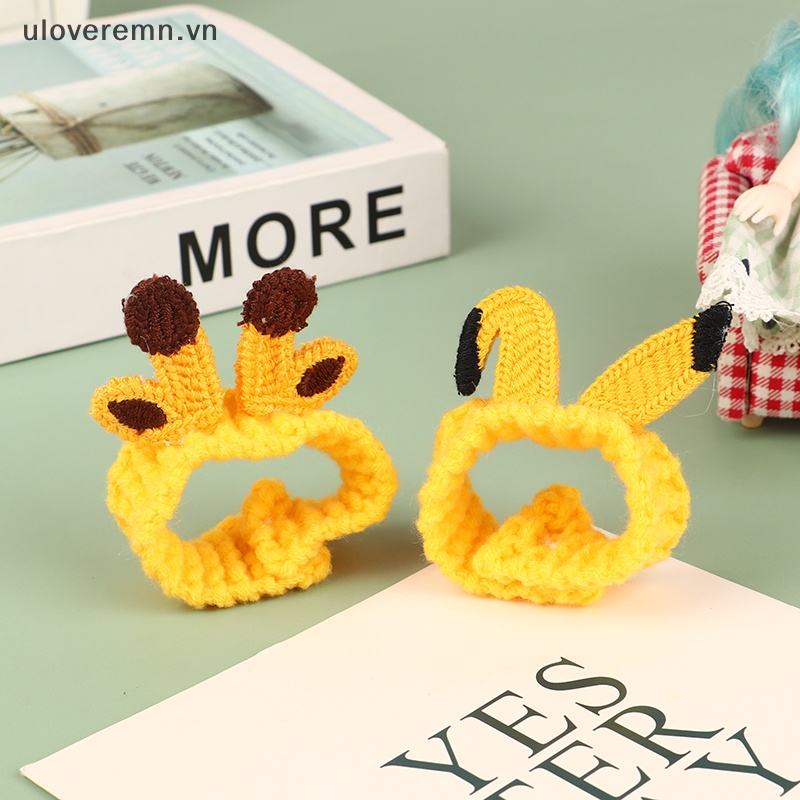 1 Nón Len Mini Kiểu Dáng Động Vật Dễ Thương, Tỉ Lệ 1: 12