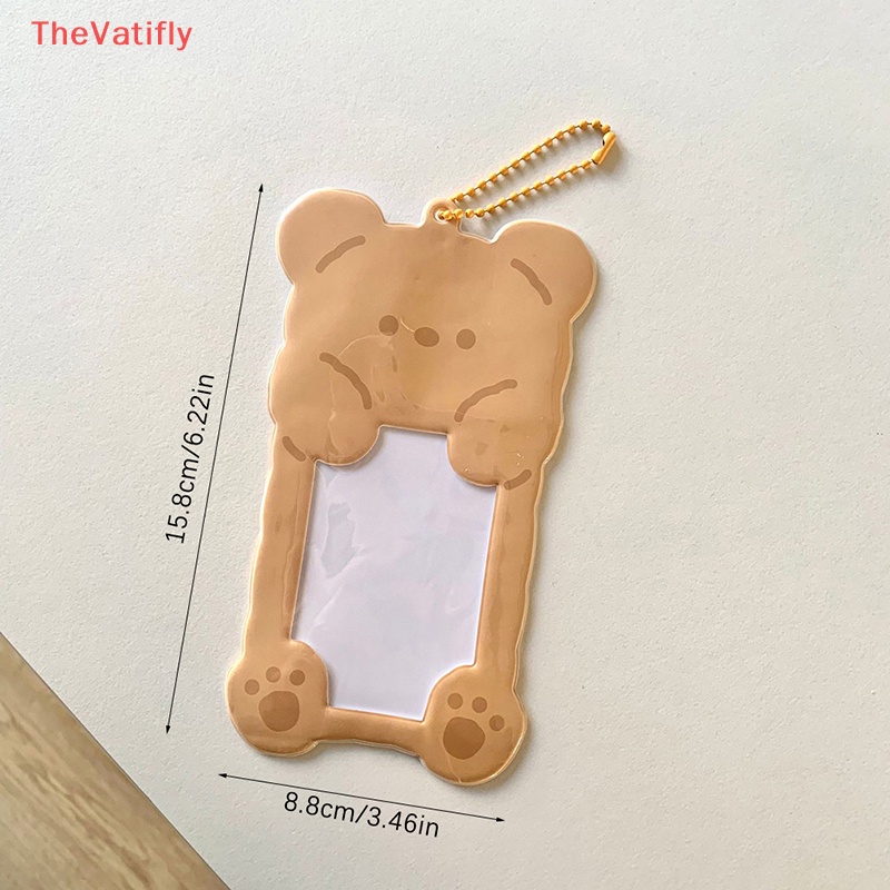 [Thevalifly] Bao Đựng Ảnh Thẻ Hình Gấu Thỏ Mèo Kpop Hoạt Hình HOT