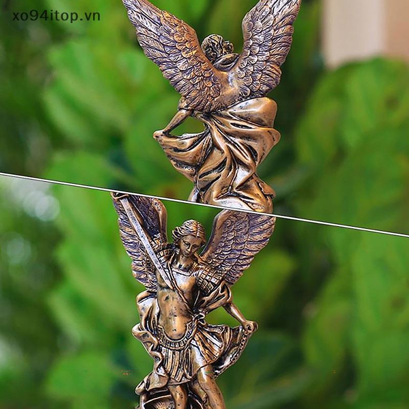 Mô Hình Tượng Công Giáo Michael Archangel St Để Bàn Trang Trí