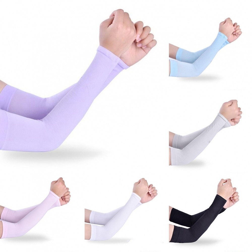 1 Cặp Vỏ Bọc Cánh Tay Làm Mát Chống Tia UV Khi Chơi Thể Thao / Bóng
