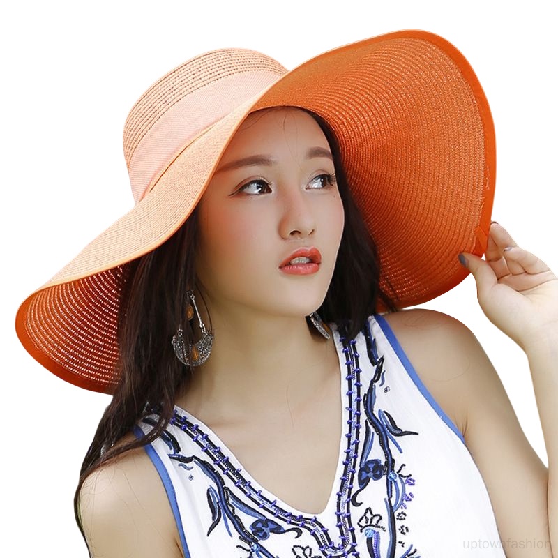 Mũ Rộng Vành Che Nắng Thời Trang Đi Biển Cho Nữ