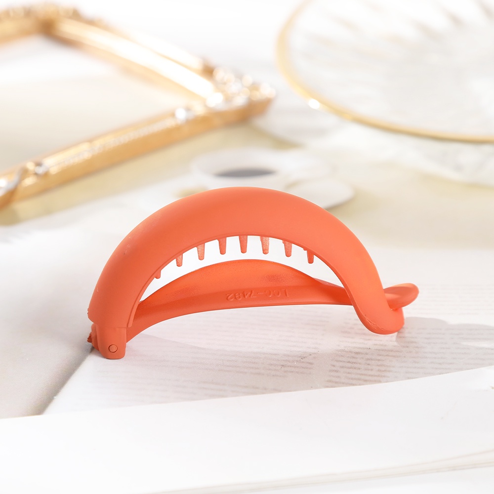 Kẹp Tóc 8cm Màu Trơn Phong Cách Hàn Quốc Dễ Thương Cho Nữ