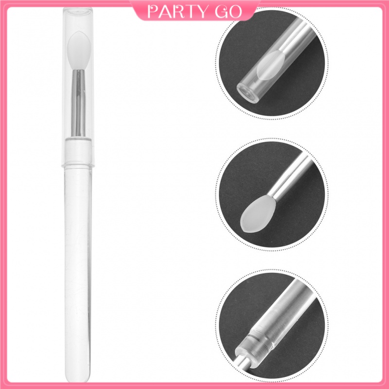 Set 4 Cọ Tô Son Môi Bằng Silicone Tiện Dụng Khi Đi Du Lịch