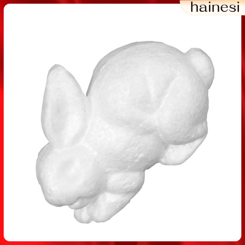Mô Hình Thỏ Polystyrene Bunny Bằng Polystyrene Màu Trắng Trang Trí Bánh Kem DIY Cho Bé