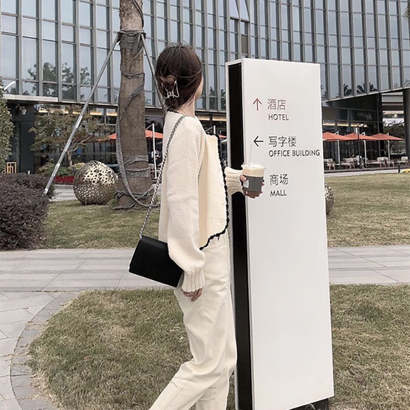 Túi Đeo Chéo Một Dây Xích Phong Cách Hong Kong Cao Cấp Thời Trang Cho Nữ