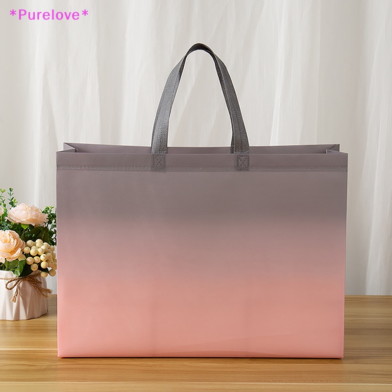 Túi Xách Mua Sắm Vải Không Dệt Tái Sử Dụng Tiện Lợi Cho Nữ Mới