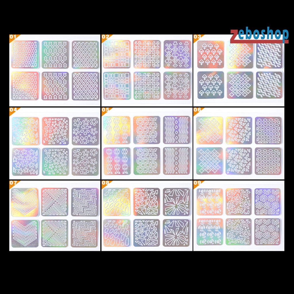 1 Bộ Sticker Dán Móng Tay Chuyển Họa Tiết Hoa Phong Cách Đẹp Mắt Dành Cho Bạn Nữ DIY