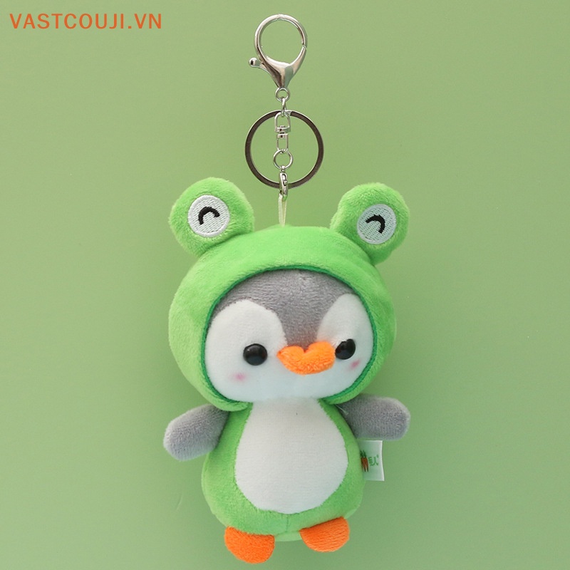 Móc Khóa Hình Chim Cánh Cụt Nhồi Bông 10CM Dễ Thương
