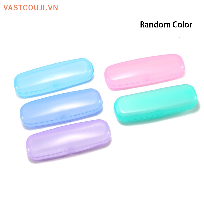 Hộp Đựng Mắt Kính Đọc Sách Bằng Nhựa Trong Suốt Nhiều Màu Tùy Chọn VASTJI Ngẫu Nhiên