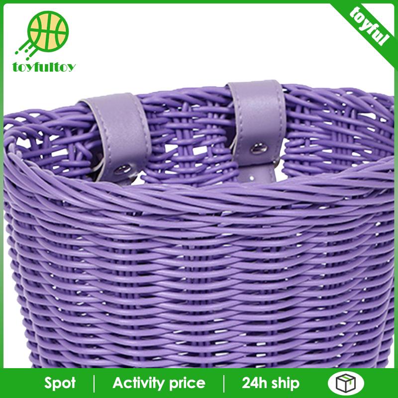 Giỏ Đựng Đồ Gắn Tay Lái Xe Đạp Dễ Lắp Đặt Cho Bé