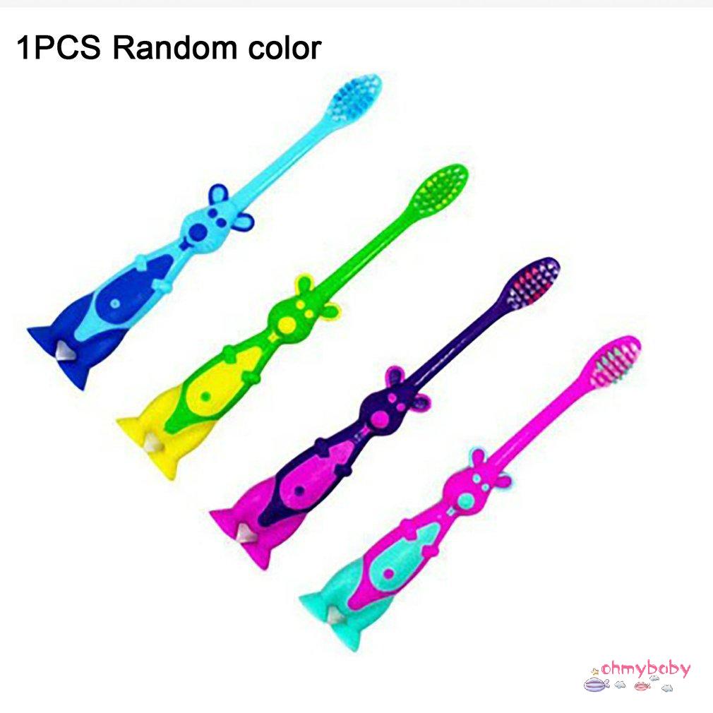 [InStock] Phim hoạt hình Kangaroo Shape Bàn chải đánh răng trẻ em đầu nhỏ mềm có lông cực cho [Z/13]