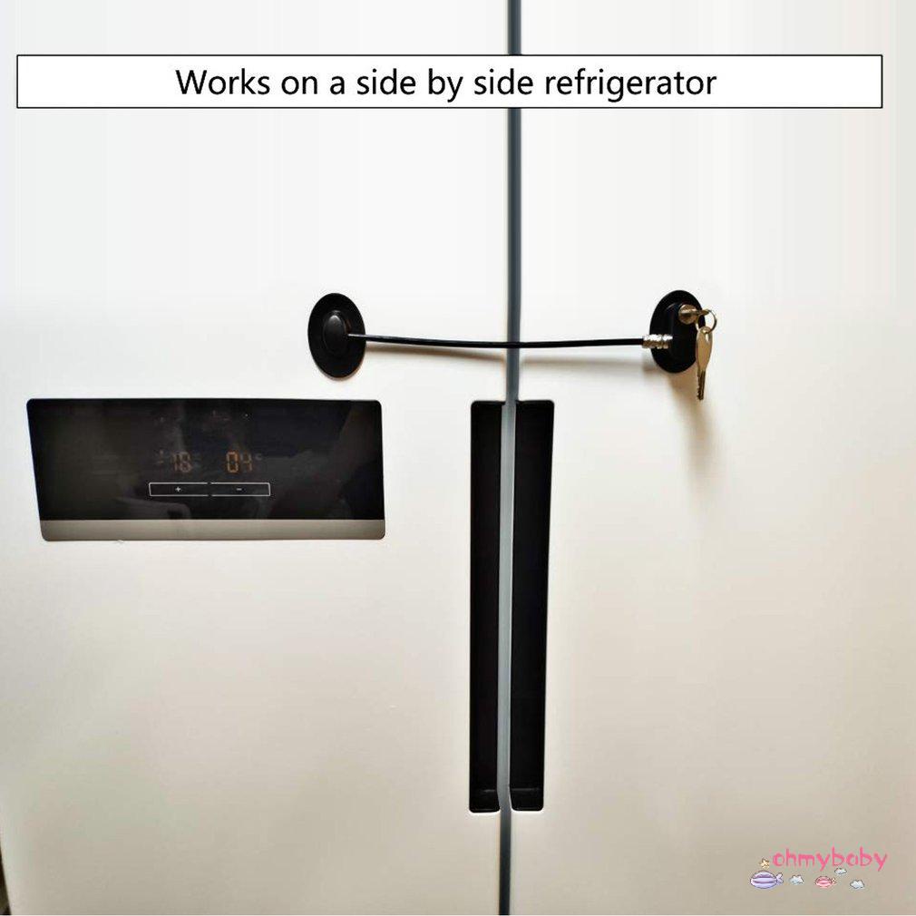 [Ready] Ổ Khóa Ngăn Kéo Tủ Lạnh Trẻ Em Cửa Chống Dịch Chuyển Giả Tay Mở Bảo Vệ [Z/15]