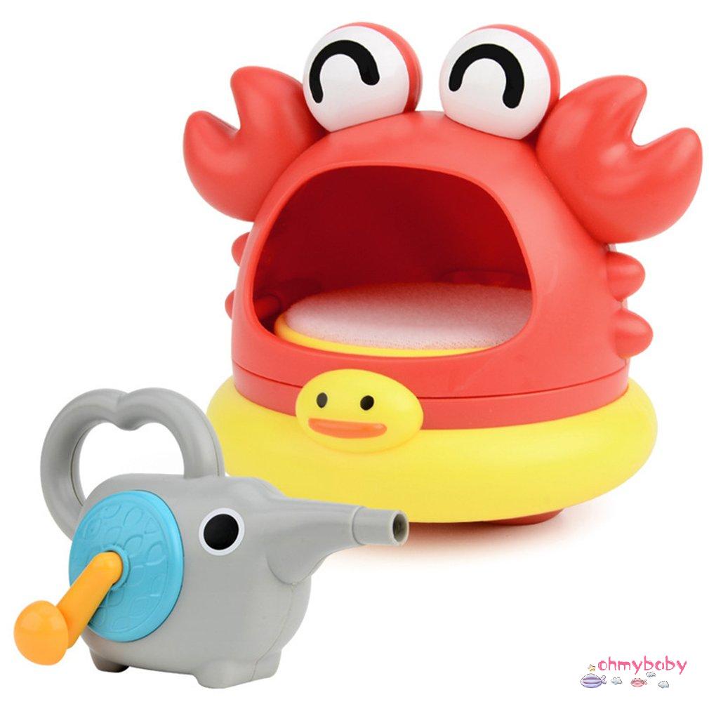 [Ready] Máy Tạo Bong Bóng Đồ Chơi Nhà Tắm Trẻ Em Bồn Xà Phòng Bằng Tay Quà Tặng [Z/2]