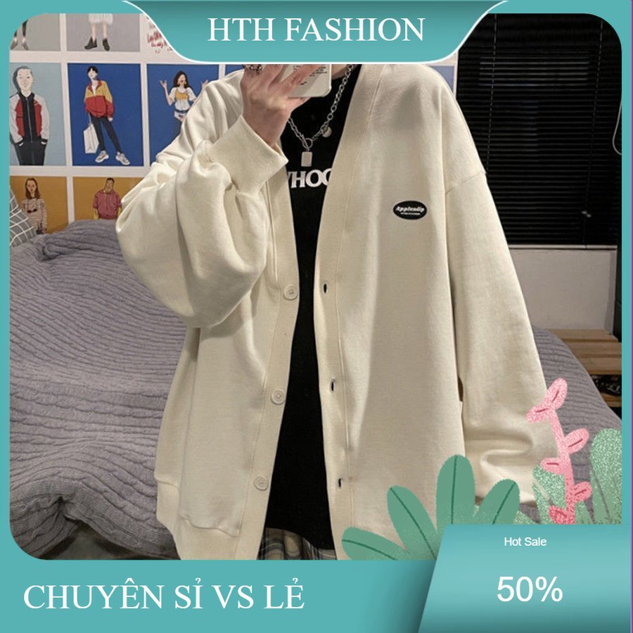 (GIÁ SỈ)Áo Cardigan, Áo khoác Cardigan nữ TIMO unisex tay dài form rộng dáng dài vải dày dặn Ulzzang phong cách Hàn Quốc
