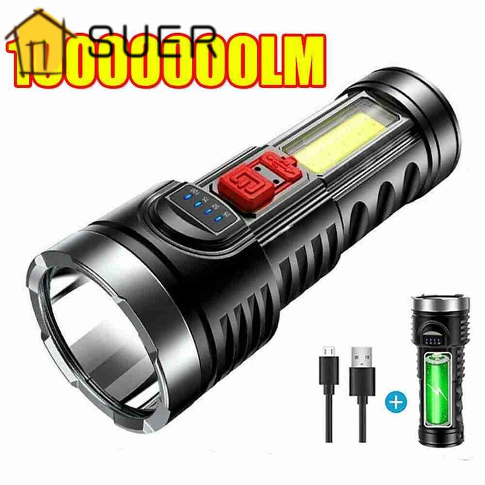 Đèn Pin LED COB Sạc USB Cầm Tay Tiện Lợi