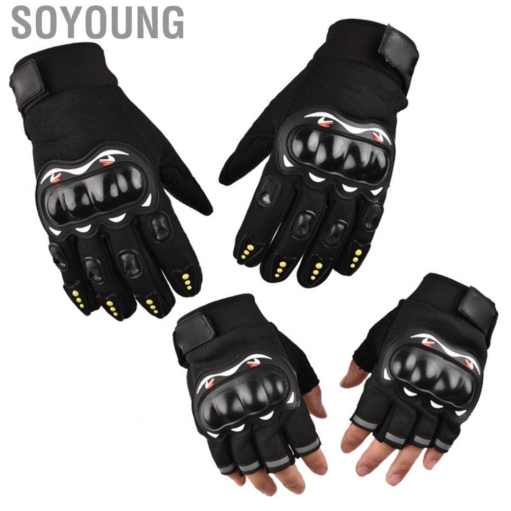 Soyoung Motorcycle  Touchscreen Hard Knuckle Powersports Racing for Mountaineering Cycling Aerobics