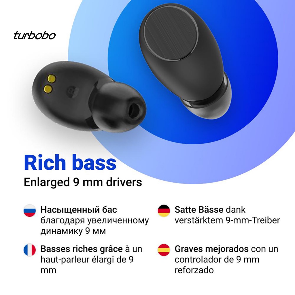 Tai Nghe Bluetooth Thể Thao turbobo Loonar 5 Chống Nước Chuyên Nghiệp