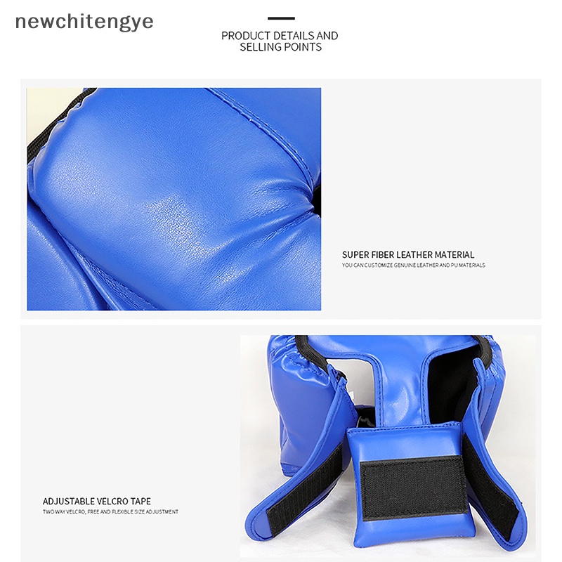 Mũ Bảo Hiểm Bằng Da PU Dùng Luyện Tập Boxing Karate Muay Thai Cho Nam Và Nữ