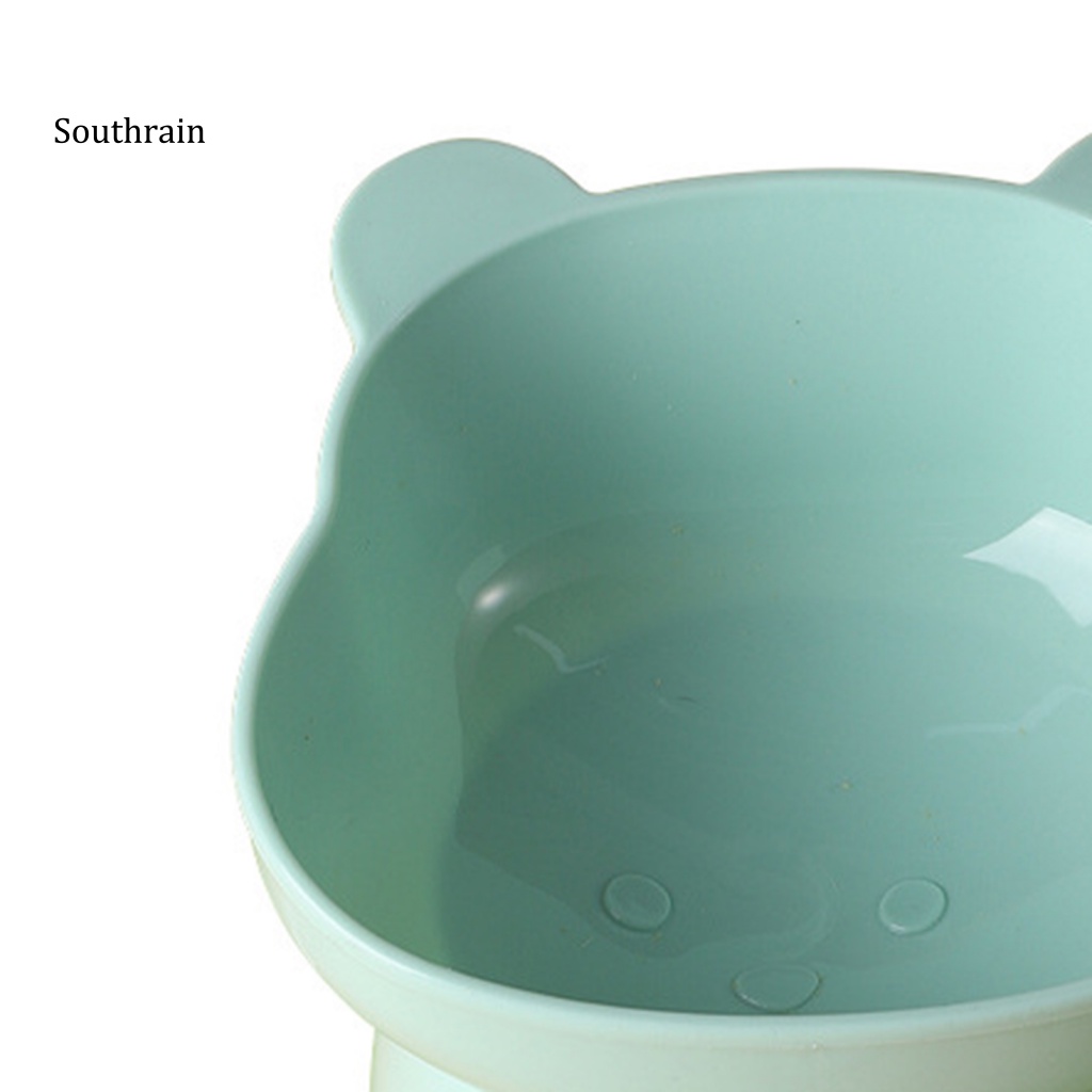 Tô Đựng Thức Ăn Cho Thú Cưng Chống Rơi Vỡ Chống Thấm Nước Hình Gấu Nghiêng