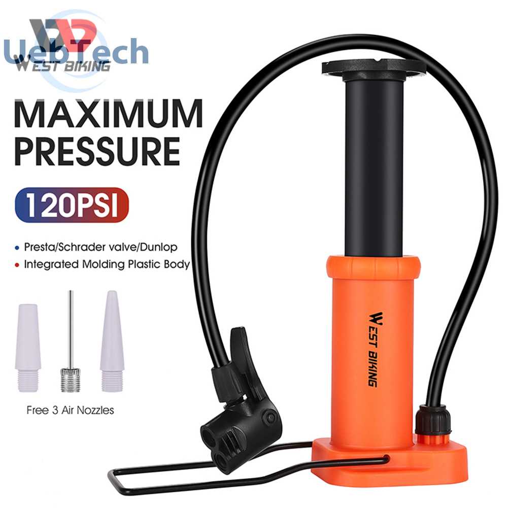 Ống Bơm Hơi Mini Di Động Tiện Dụng Cho Xe Máy / Xe Đạp