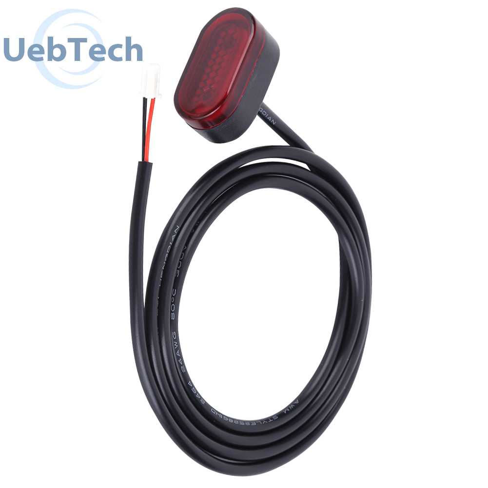 Đèn LED Cảnh Báo An Toàn Phía Sau Kèm Dây Cáp Dành Cho Xe Đạp Ninebot F30 F40