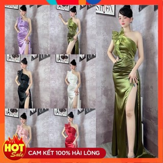 [ĐƯỢC KIỂM TRA HÀNG] Đầm dạ hội 1 vai đính ngọc cao cấp-TN - Yêu Shop 85