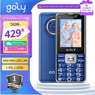 Điện thoại Goly Base 25 Phím số to Loa 3D siêu lớn Pin khủng - Hàng chính hãng